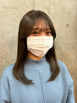 カラー すずき さくやのヘアスタイル