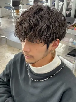 パーマ メンズ fifth 桐山 蒼史のヘアスタイル