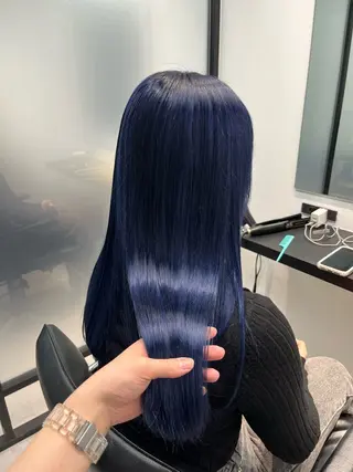 セミロング カラー SALOWIN横浜所属・𓍯韓国style/ 髪質改善𓍯中村和希のヘアスタイル