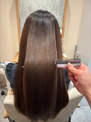 ロング KAEDE💖 縮毛矯正/艶カラーのヘアスタイル