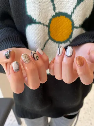 ネイル earth甲府昭和店 西村香穂のネイルデザイン