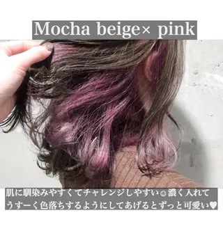 セミロング カラー パーマ ヘアアレンジ メンズ キッズ ネイル マツエク・マツパ Rene'所属・当日予約⭕️ yuriのヘアスタイル