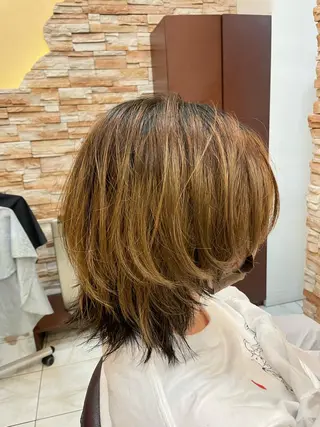 ショート 新籾 尚哉のヘアスタイル