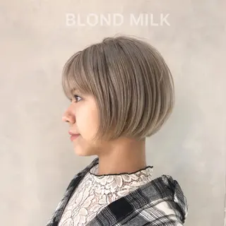 ショート 🌸ハイトーン 新田 廉 🌸のヘアスタイル