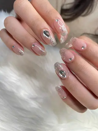 ロング カラー ヘアアレンジ キッズ ネイル マツエク・マツパ 福田 加奈のネイルデザイン