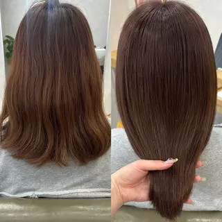 セミロング 似合わせボブカット/ 髪質改善/細川実知香のヘアスタイル