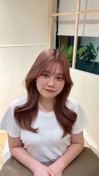 ヘアアレンジ 韓国Style🤎 ヤマウエ マリナのヘアスタイル