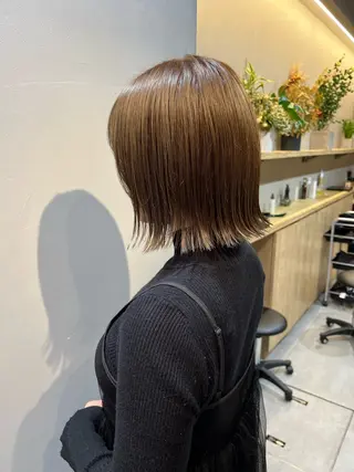 ショート カラー 神戸ボブ✂️ ioe三宮/田 伸佳のヘアスタイル