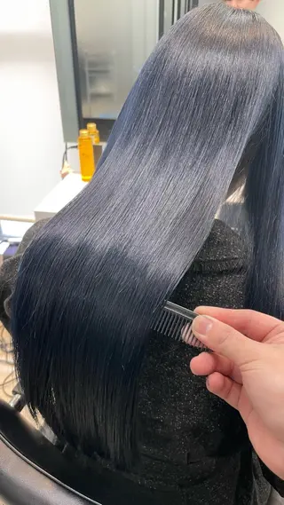 ロング 山口滉斗/美髪 縮毛矯正/髪質改善のヘアスタイル