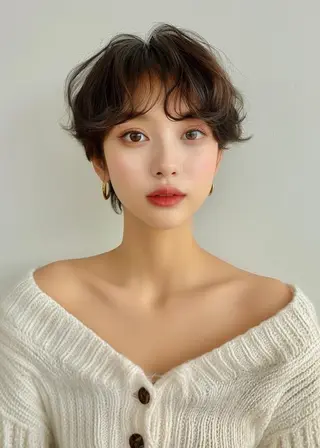 ショート nex the salon coall所属・🫧似合わせショート イシダ🫧のヘアスタイル