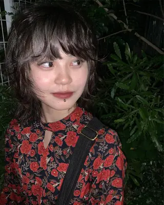 ミディアム カラー ピンクベージュ/新潟 万代/高橋桃葉🍑のヘアスタイル