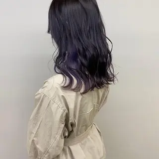 セミロング バレイヤージュモデル 小林匠❤️‍🔥のヘアスタイル