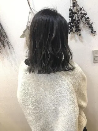 ミディアム カラー ショート、ボブ シマダマサトのヘアスタイル