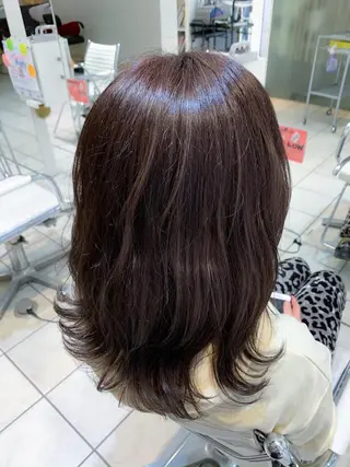 ミディアム カラー Uni.所属・地毛風ストレート/ 髪質改善/榎本流行のヘアスタイル