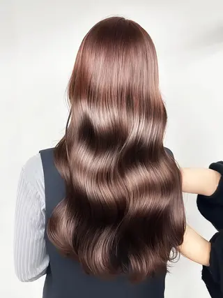 ミディアム ced下赤塚店／うる 艶ヘアカラー🦋のヘアスタイル