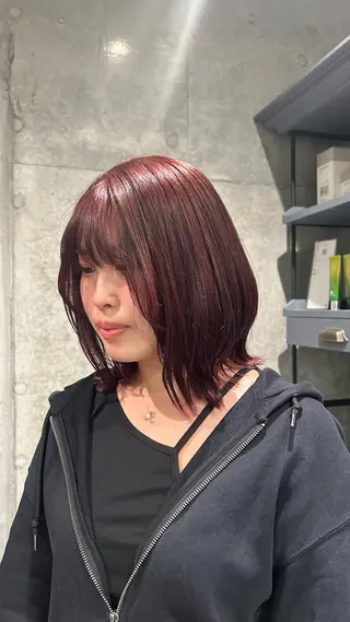 カラー 透明感カラー/縮毛/ chino🍀のヘアスタイル