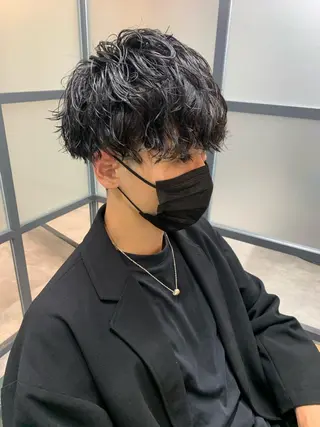 ショート パーマ メンズ 【S.BROOM】 店長　西川徹のヘアスタイル