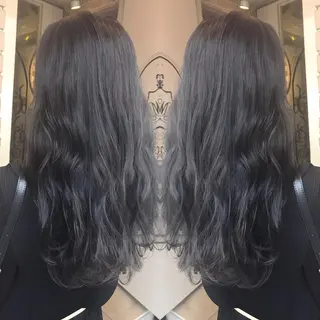 ロング カラー パーマ ヘアアレンジ メンズ キッズ ネイル マツエク・マツパ サロンドミルク 原宿のヘアスタイル