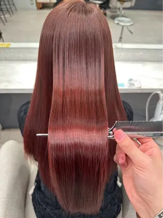 ロング むっち〜/ケアカラー /似合わせcutのヘアスタイル