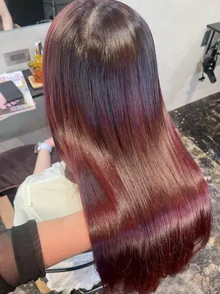 ロング カラー ハイトーン/韓国風/ 艶髪/吉祥寺のヘアスタイル
