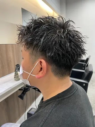 メンズ 福永速人 /メンズパーマのヘアスタイル