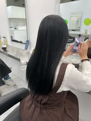 ロング カラー 中韓レイヤー/ ブラウン🤎はやとのヘアスタイル