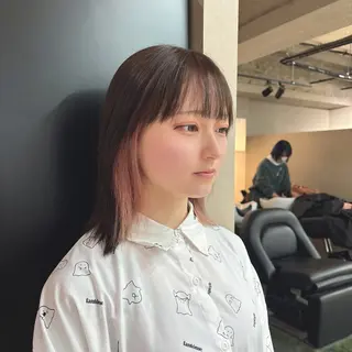 ミディアム カラー 🌟難波/EIGHT 副店長RIKOのヘアスタイル