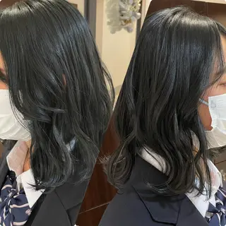 ミディアム カラー パーマ HARUKI MINATO Japan SENDAI所属・🌈【透明感・韓国 ヘア】がっきー🌈のヘアスタイル