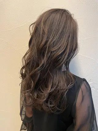 ロング カラー ハイトーン×似合わせ 🌱中川慎之介のヘアスタイル