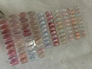 ミディアム 🎀韓国ネイル/ キラキラネイル専門店のネイルデザイン