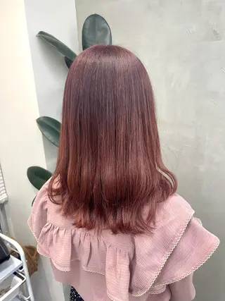 セミロング カラー 髪質改善🌱 高橋みなみのヘアスタイル