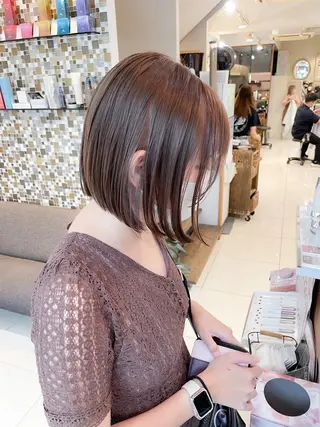 ミディアム カラー ✨カラー支持No.1 🧸ワキ カナコ🧸のヘアスタイル