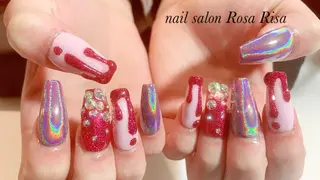 ロング ネイル ネイルスタジオ シェイクユアハンズのネイルデザイン