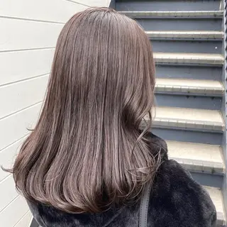 セミロング カラー SALOWIN所属・【@_ami hair_】のヘアスタイル
