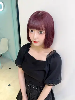 ミディアム カラー ヘアアレンジ 愛されカラー🩷 はるなのヘアスタイル