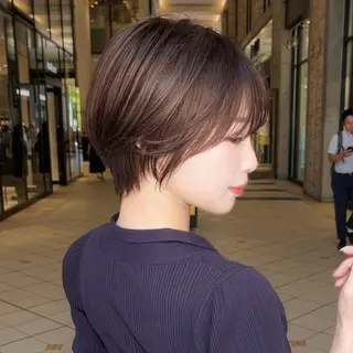 ショート GIEN Smart Salon by milbon 西宮ガーデンズ　プラス所属・吉原 星稀のヘアスタイル