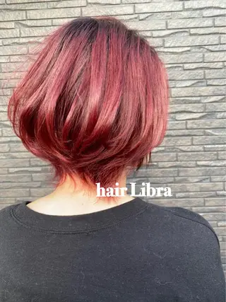 ミディアム カラー hair Libra所属・ヘアー リブラのヘアスタイル