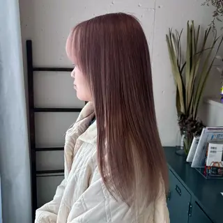 ロング カラー 🍒サクラ🍒 /透明感カラー/艶髪のヘアスタイル