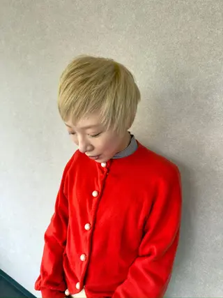 ショート 髪質改善⚡️カラー 🍀武久 誠🍀のヘアスタイル