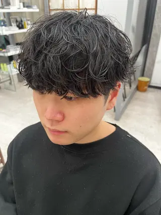 パーマ メンズ 🍐シャドウパーマ メンズ特化/守岡🍐のヘアスタイル