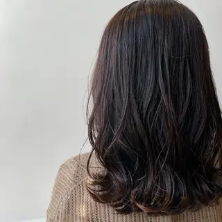 ミディアム カラー 為近日向子🐥暖色 💘顔周りカット🌈のヘアスタイル