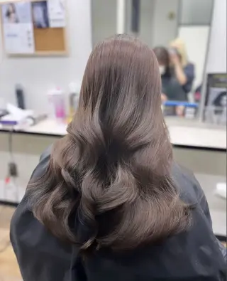 ロング カラー ヘアアレンジ 髪質改善/ TECHIのヘアスタイル