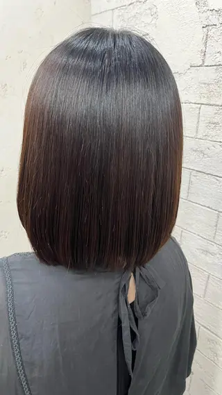 ミディアム 艶髪ブリーチカラー 💗manaka💗のヘアスタイル