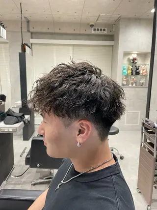 ショート パーマ メンズ メンズパーマ特化💈 髙木颯太💈のヘアスタイル