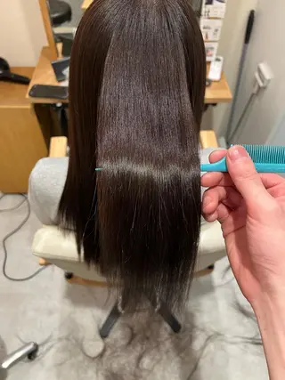 ロング カラー パーマ ヘアアレンジ emu所属・🌈髪質改善・美髪矯 正・平野瀬乃🌈のヘアスタイル