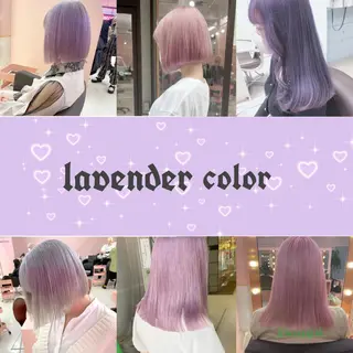 ミディアム 🩶 ピンクカラー/ ブロンド🩶くるみのヘアスタイル