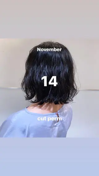 ミディアム 山崎 航のヘアスタイル