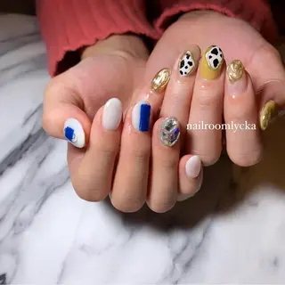 ネイル ﾈｲﾙﾙｰﾑﾘｯｶ 𝐦𝐚𝐲𝐮のネイルデザイン