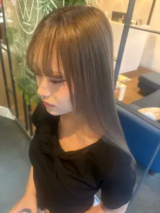 ロング カラー yunosuke/艶 カラーw-salonのヘアスタイル