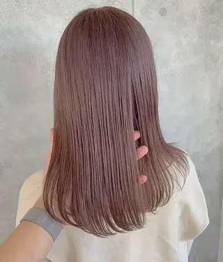 ロング カラー ブリーチソムリエ認定 梅田茶屋町Eir辻のヘアスタイル